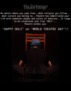 A Performer Quotes on World Theatre Day